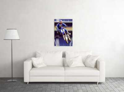 Jeremy Mcgrath Motorcycle Cross Country Star Wall Art Home Decor
