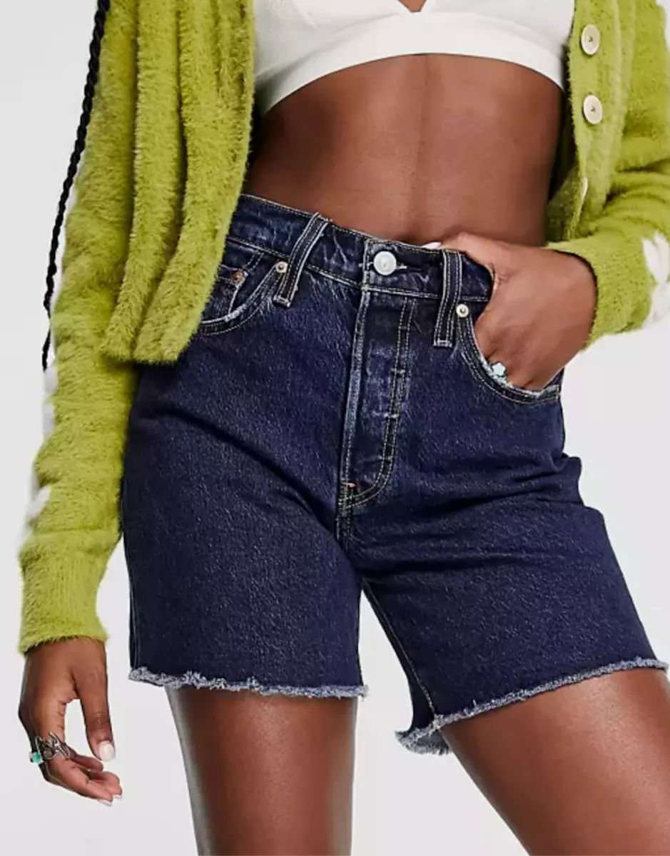 Levi's women's clearance 501 long shorts