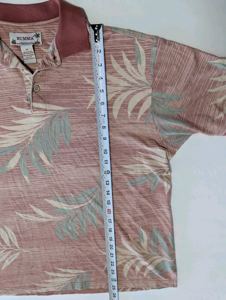 Vintage Summa Polo Shirt Short Sleeve Size MEDIUM - Image 4 of 4