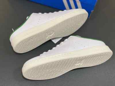 Adidas Stan Smith Mule White Green Slip On Loafers New With Adidas Stan Smith Mule White Green Slip On Loafers New With