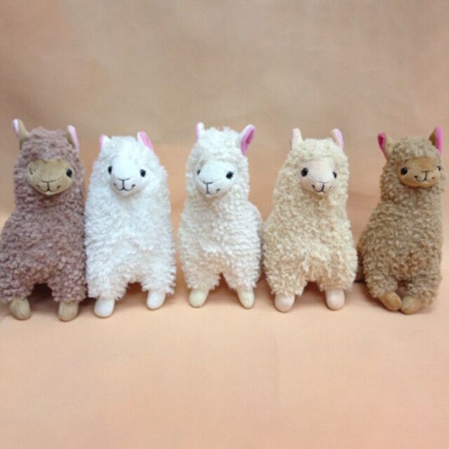 2pcs Cute Alpaca Plush Toy Camel Cream Liama Stuffed Animal Kid Doll 23cm Height For Sale Ebay