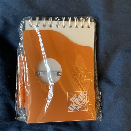 The Home Depot Notepad Notebook With Pen 5"x5" New Never Used eBay