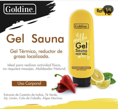 Cellulite Hot Slimming Goldine Sauna Gel – Körperformendes Wärmegel Für Schlankheitskuren