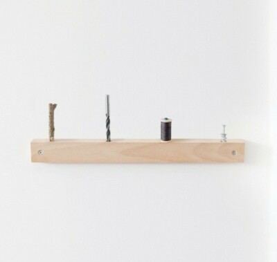Handgefertigte Garderobe Buche