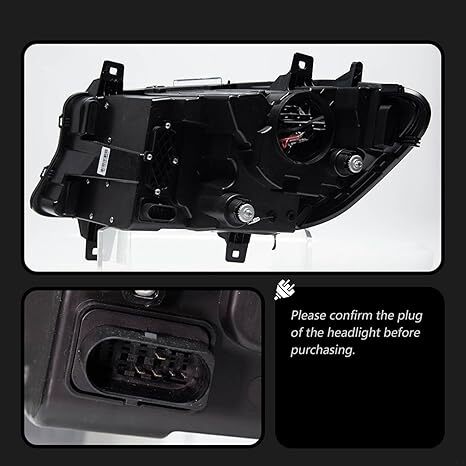 2X Upgrade Full LED Headlight Assembly Head Lamp For Mercedes Sprinter 2018-2023 - Picture 11 of 14
