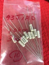 OHMITE 93J1R0 	 RES 1 OHM 5% 3.25W AXIAL  10 PCS