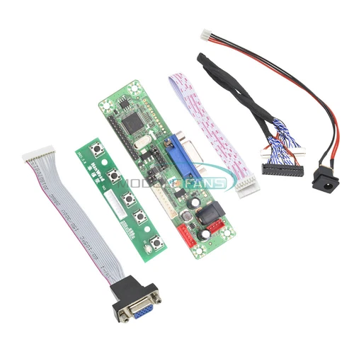 MT6820-MD V2.0 Universal VGA Video Channel Driver Board W/ LVDS And VGA Cable
