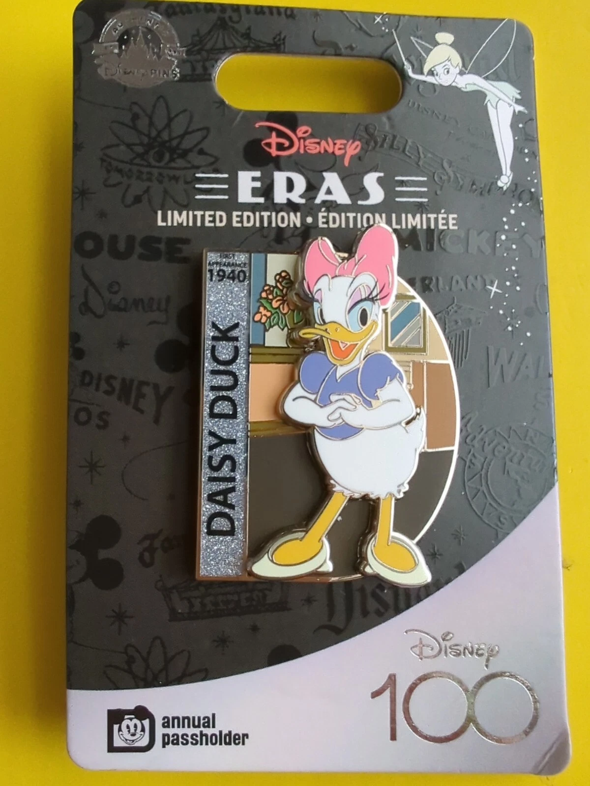 Disney Pin - WDW - Daisy Duck - Eras - Disney 100 - Annual Passholder