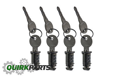 OEM Volkswagen Lock Cylinder Set For Bike Rack & Cross Bars – 6Q0071734, 1 Year Warranty