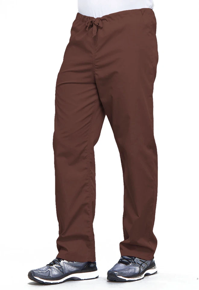 Pantalón Scrubs Cherokee Workwear Para Hombre con Cordón 4100 CHCW Chocolate Envío Gratis Foto 2 de 4