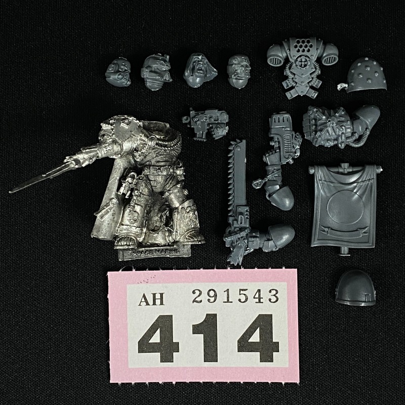 MASTER OF THE RECRUITS SPACE MARINES WARHAMMER 40K ADEPTUS ASTARTES 2007 METAL