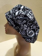 Jesus Names Easter NC Bouffant Women's Surgical Scrub Hat/Cap Handmade