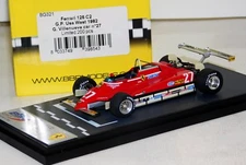 FERRARI 126 C2 US GP 1982 #27 G. VILLENUEVE BBR BG321 LIM. 200 PCS 1/43
