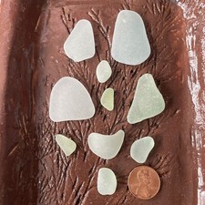 Authentic Sea Glass Lot Of 10 Medium Size lot 25 