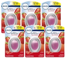 6 PACK ~ Febreze Small Spaces Berry & Bramble Scent Air Freshener 0.25oz Liquid