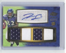 2011 Topps Prime #PVI-TS Torrey Smith RC Jersey Auto #'d /25