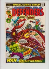 DEFENDERS #7 NM- SILVER SURFER!! HAWKEYE!!