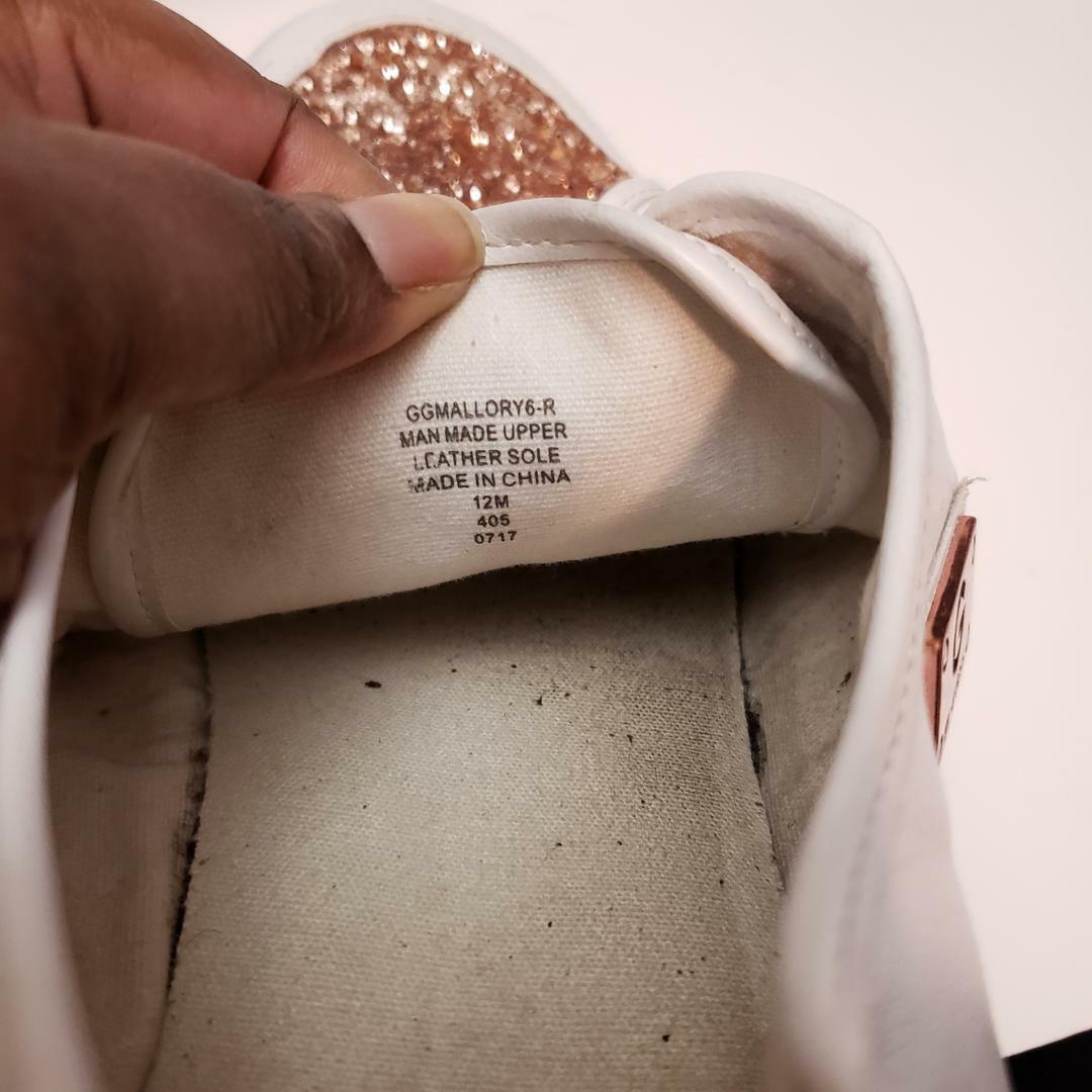 G By Guess Mallory Low Top Tennis Shoes White Rose Go… Gem