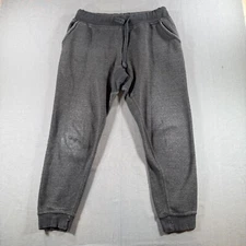YoungLA Joggers Mens XL Gray Drawstring Tapered Fleece Soft Stretch