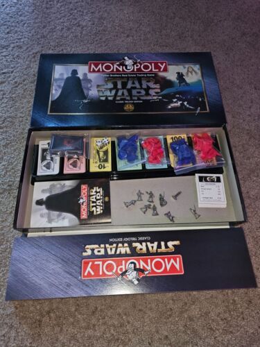 Vintage Star Wars Classic Trilogy Monopoly Zinnfiguren Parker Bros 1997