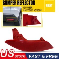 For 2016-2022 Honda HR-V HRV Rear Reflector Bumper Red Lens Right Passenger