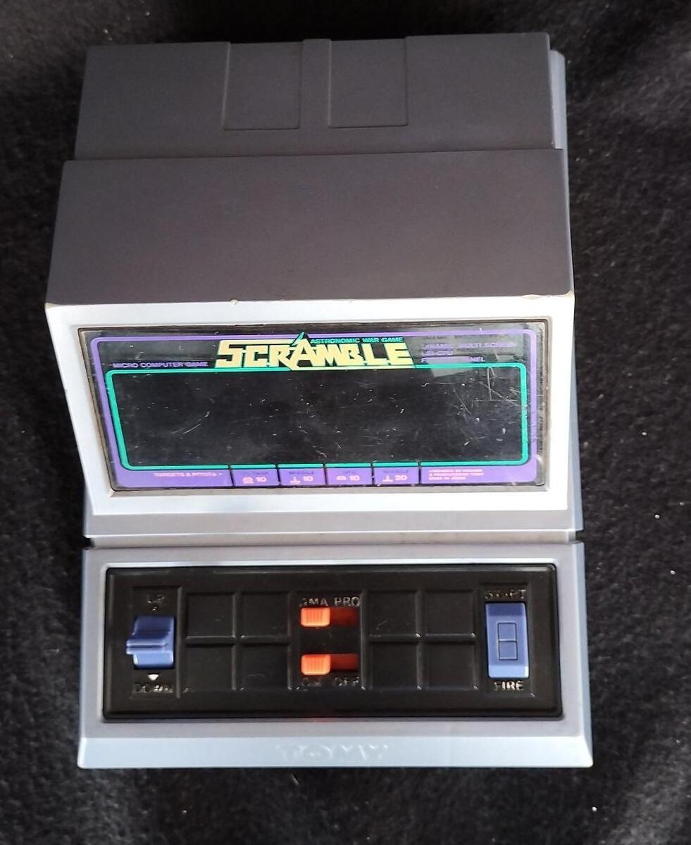 1982 Vintage Scramble Electronic Tabletop Arcade Game by 1982 Vintage Scramble Electronic Tabletop Arcade Game by