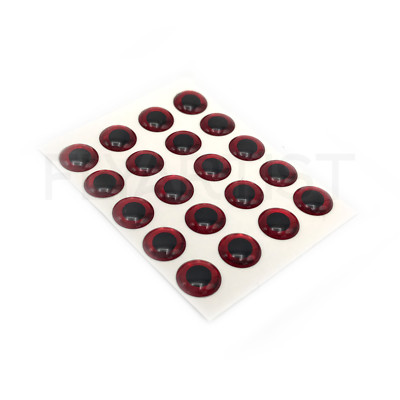 3D HOLOGRAPHIC FISH EYES - Fly Tying Fishing Lure Adhesive Stick-On Eyes NEW!