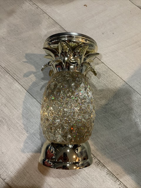 pineapple water globe candle holder