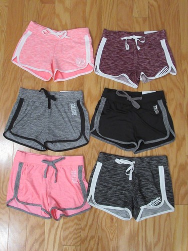 Justice ~6 PAIRS~ Girls Athletic Dolphin Shorts Size 8 ~~BRAND NEW WITH TAGS~~