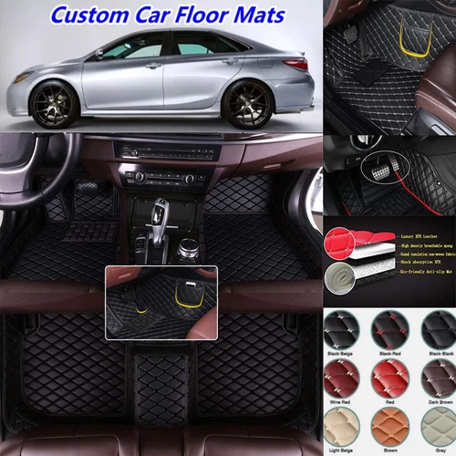 For Hummer H2 H3 Car Floor Mats Waterproof Carpets All Season Handmade - Foto 19 di 44