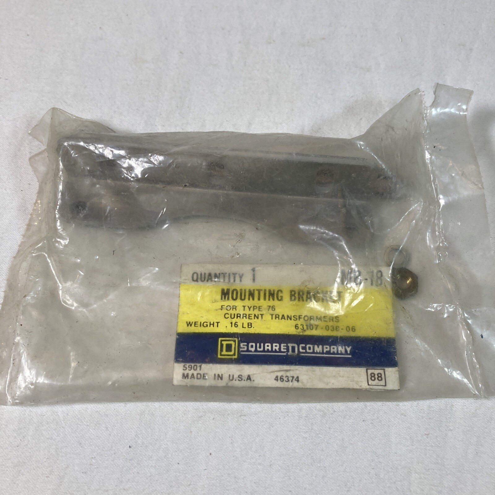 MB-18 SQUARE D Mounting Bracket for Current Transformers MB18 New in package