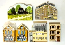 6 PC LOT OF CAT'S MEOW VILLAGE & IDEA WORKS