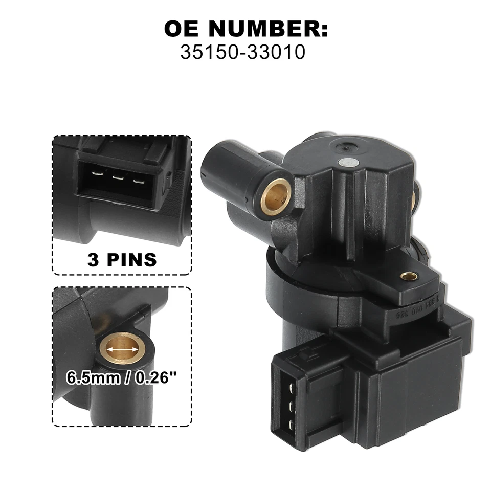 Válvula de control de aire de ralentí IACV 35150-33010 única personalizada para Kia Optima 2001-2006 Foto 4 de 4