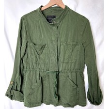 Sanctuary Womens Utility Jacket Olive Green Size M Military Safari Gorpcore