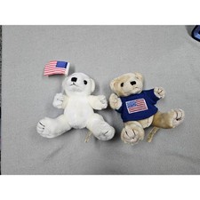 VIntage Support our troops care package bears 2 bears USA Military Heros