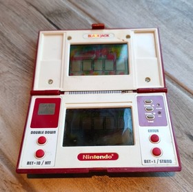 Pair Nintendo Game & Watch &ndash; Pinball PB-59 + Blackjack BJ-60 1983/1985 &ndash; For Par