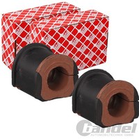2X febi bilstein 20Mm Stabilager Hinten Beidseitig Passend FÜR Links+Rechts