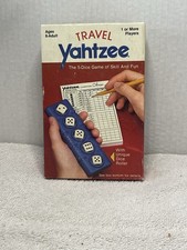 VINTAGE 1984 Milton Bradley - Yahtzee Travel Game Complete in Box
