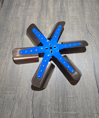 NEW Flex-a-lite 1318 18.25'' 6-Blade Stainless Steel Flex Fan   Never Used