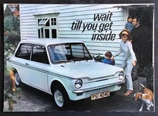 SUNBEAM IMP DE LUXE Car Sales Brochure 1968-69 #1003/EX/RHD