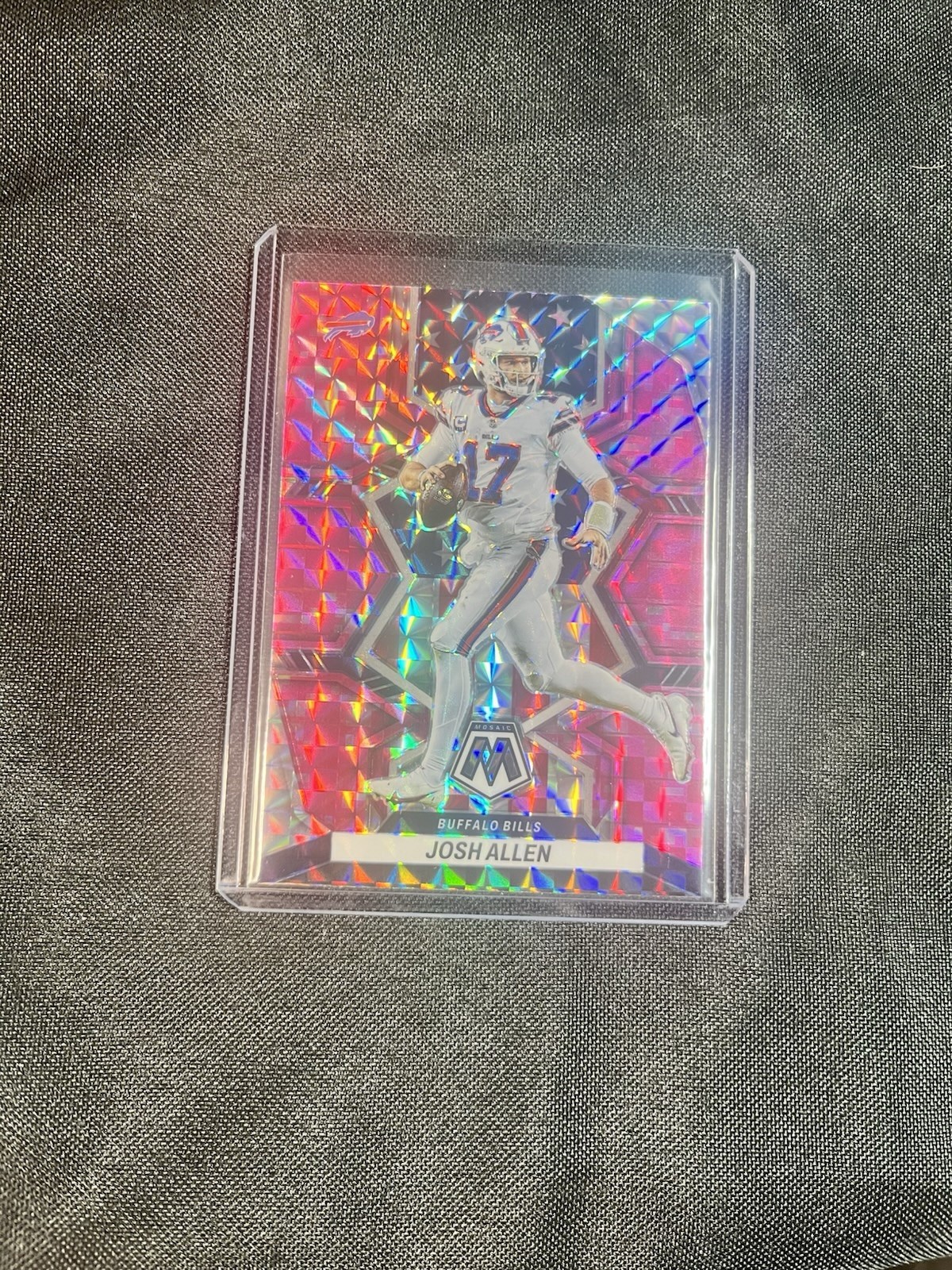 2022 Panini Mosaic - National Pride Josh Allen #253 Camo Pink Mosaic Prizm