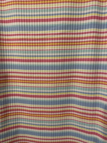 NWT Girl Sz 14 Lot Of 2 Extremely Me Ribbed Tank Tops Floral/Striped lettuce Hem - Picture 4 of 14