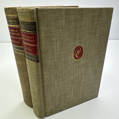Plato Five Great Dialogues & Aristotle On Man Classics Club Walter J. Black HCs