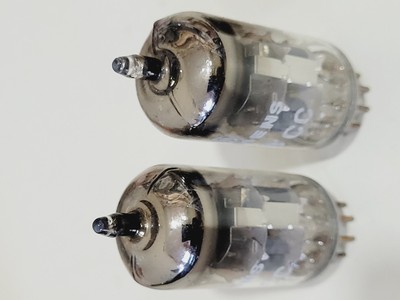 MATCHED PAIR SIEMENS E88CC 6922 GOLD PIN VACUUM TUBES SAME N.O.S.