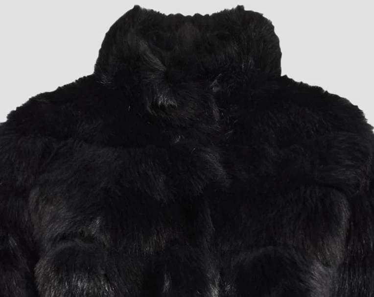 ZARA CASACO DE PELE SINTÉTICA PRETO TAMANHO M - Imagem 4 de 4