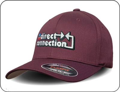 Classic Direct Connection Logo - Flexfit Adult 6 Panel Hat/Cap - S/M & L/XL