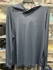 NEW Pins  Aces Men's 3x Blue Long Sleeve Golf Hoodie Performance Athletic Shirt