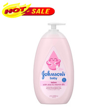 Johnson's Baby Lotion with Coconut Oil, Aloe Vera Vitamin B5, 72 HR 27.1 fl. o