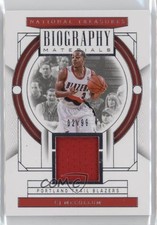 2023-24 Panini National Treasures Biography Materials 2/99 CJ McCollum 13rw