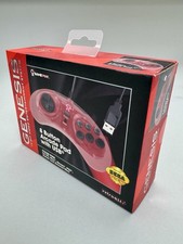 RetroBit GamePink 8 Button Arcade USB Pad for Mega Drive, PC, Switch